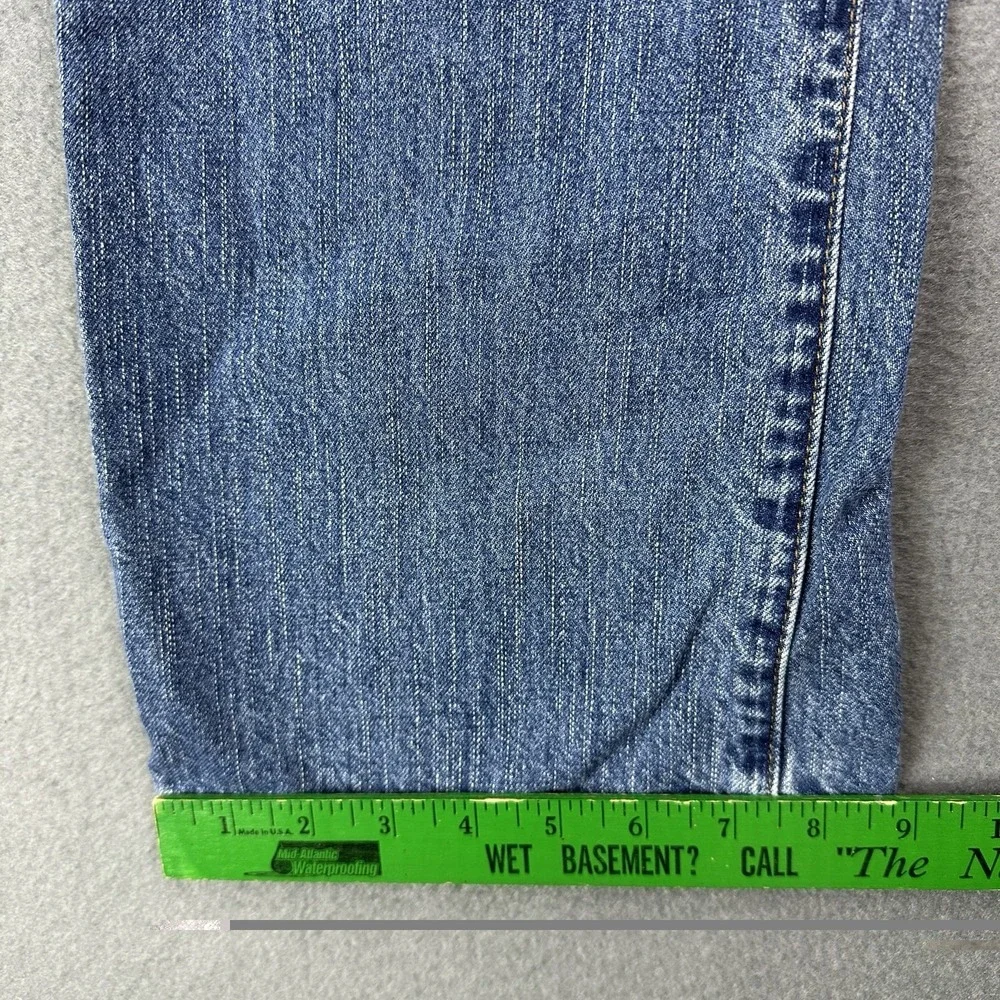 American Eagle Jeans Mens 38x32 Original Straight Light Blue Denim 100% Cotton